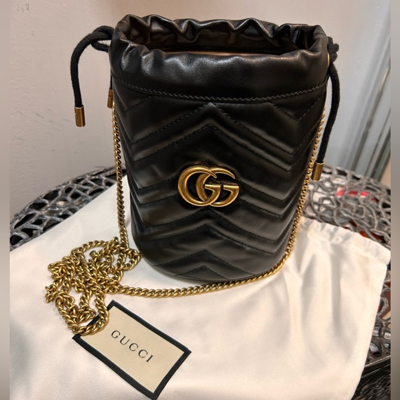 GG MARMONT MINI BUCKET BAG - Picture 1 of 1